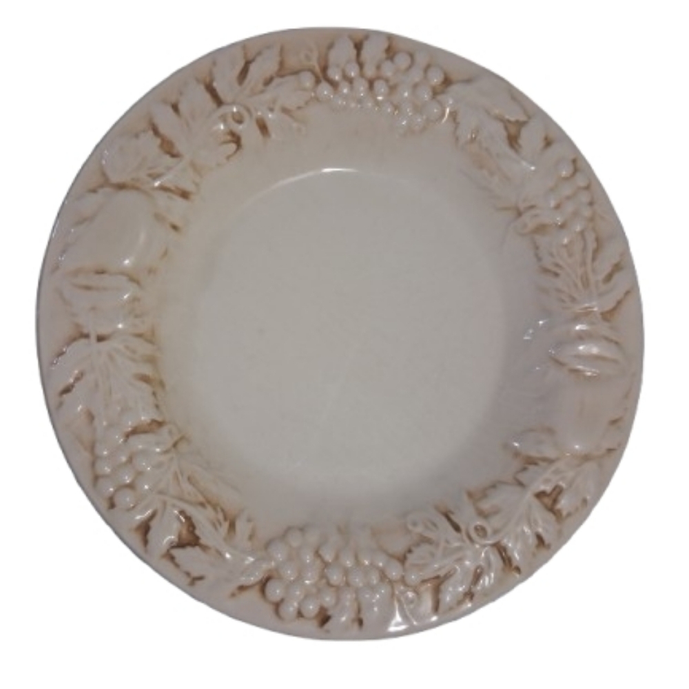 VTG Collectible 2 Euro Ceramica Vineyards Made In Portugal Grape Harvest Plate